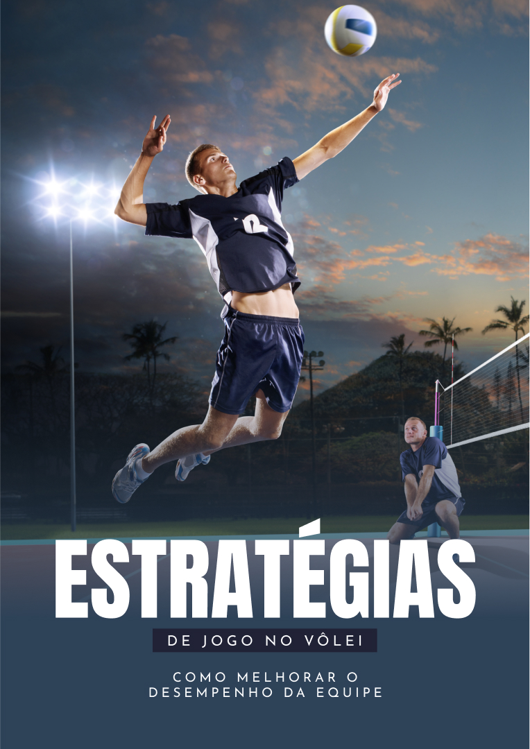 Estratégias de Jogo no Vôlei - Capa Ebook BR