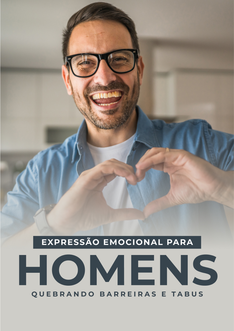 Expressão Emocional para Homens - Capa Ebook BR
