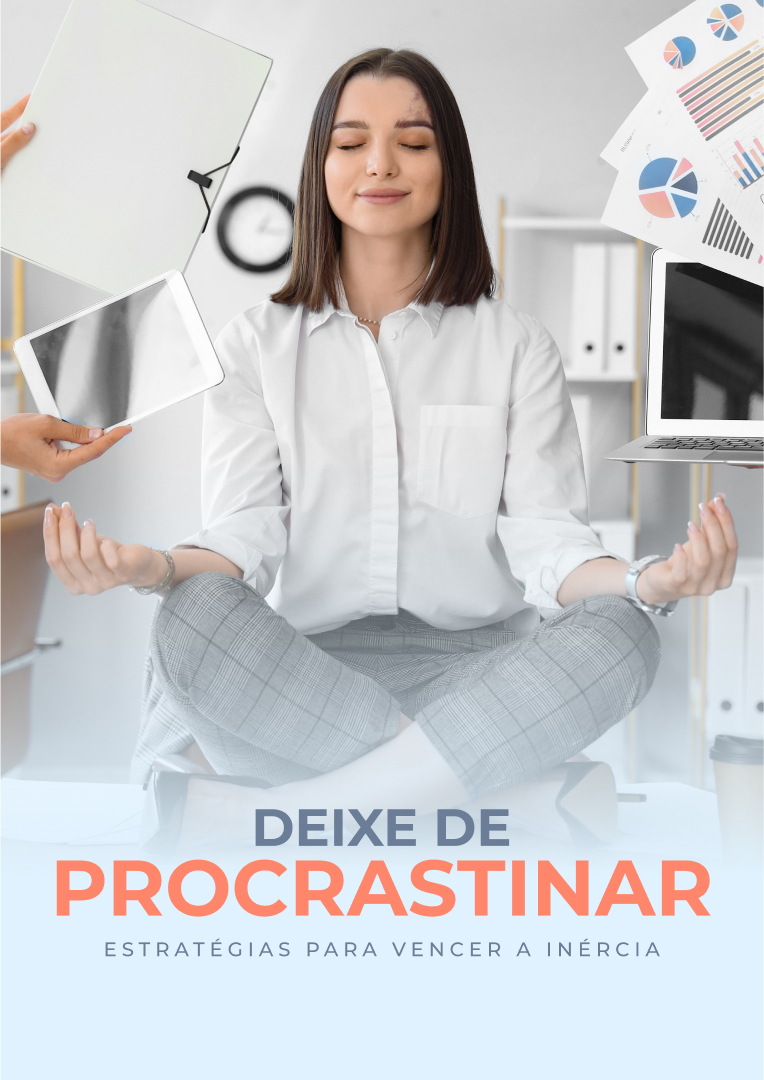 Deixe de Procrastinar - Capa Ebook BR