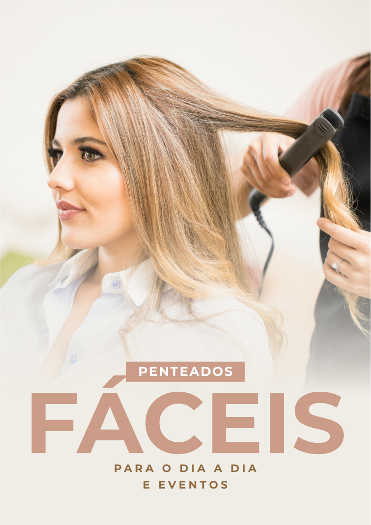 Penteados Fáceis para o Dia a Dia e Eventos - Capa Ebook BR